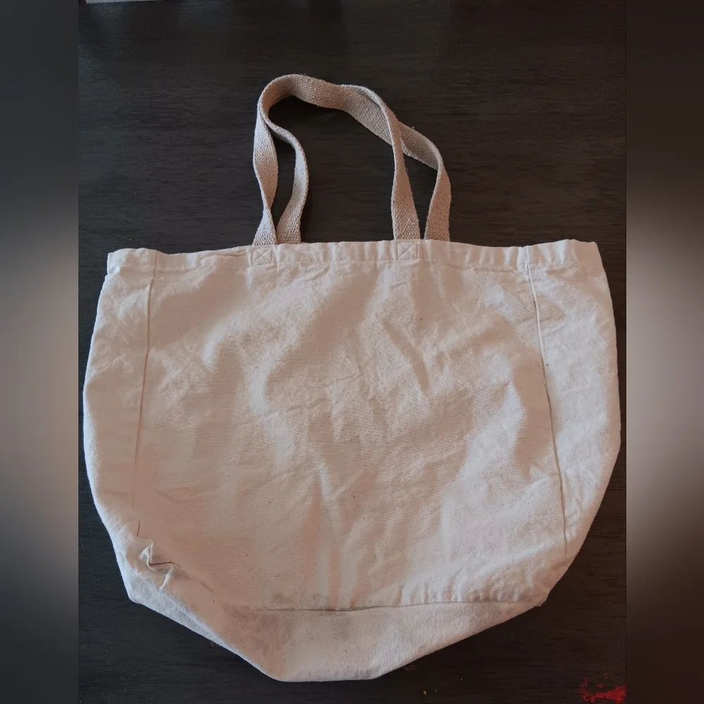 The Tote Project Canvas Tote Bag with Bird Tyler Knott Gregson - Picture 3 of 10